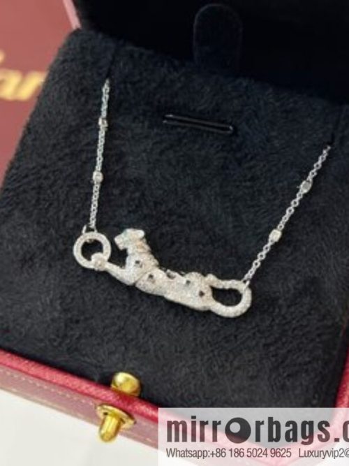 New ☑️ Cartier Cartier Jungle Collection, full of diamond leopard 🐆 necklace