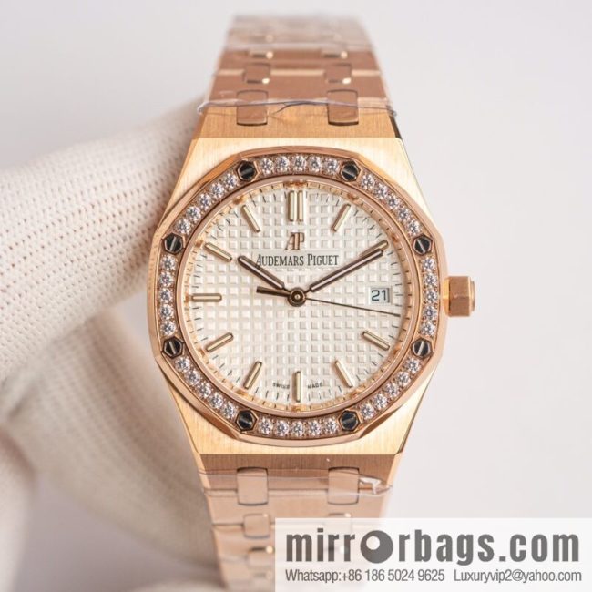 8F Audemars Piguet mechanical women\'s watch 77350 77351 model, 34mm diameter Royal Oak series self-winding watch - Image 6