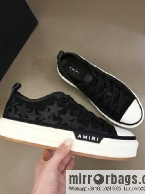 Amiri low-top sneakers men\'s casual canvas sneakers