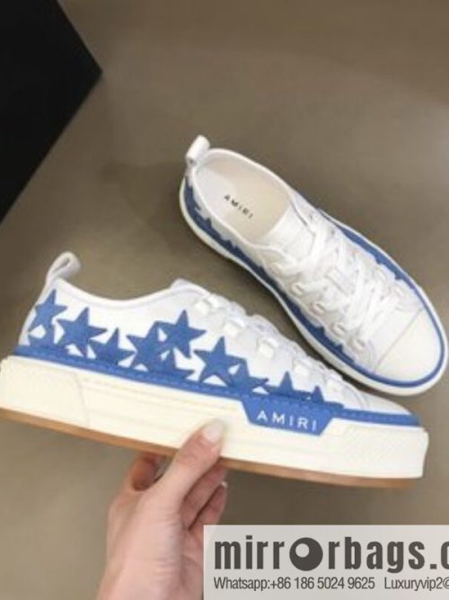 Amiri low-top sneakers men\'s casual canvas sneakers