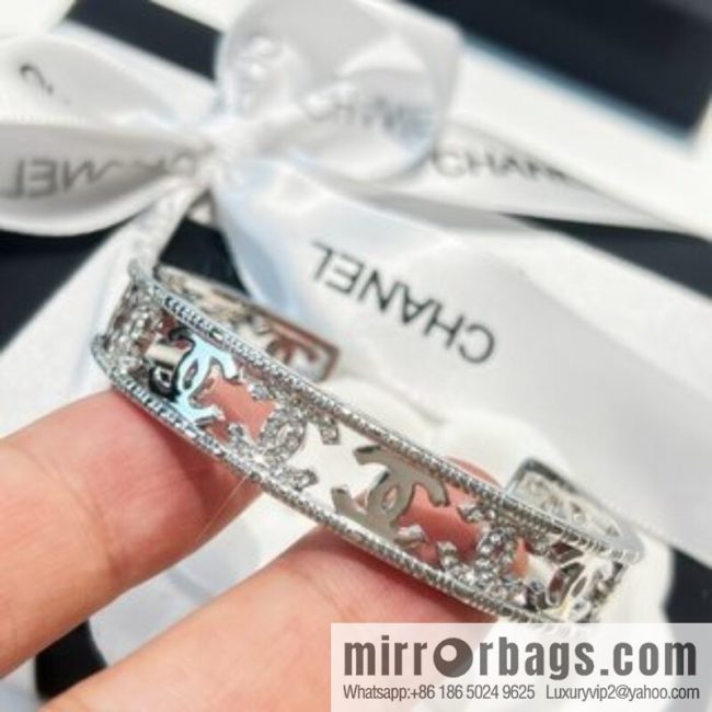 New ☑️ CHANEL Chanel Double C Open Bracelet - Image 2