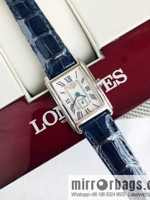 Longines Dijovina Crocodile Leather Collection! 20.80 X 32.00mm Quartz Ladies Watch