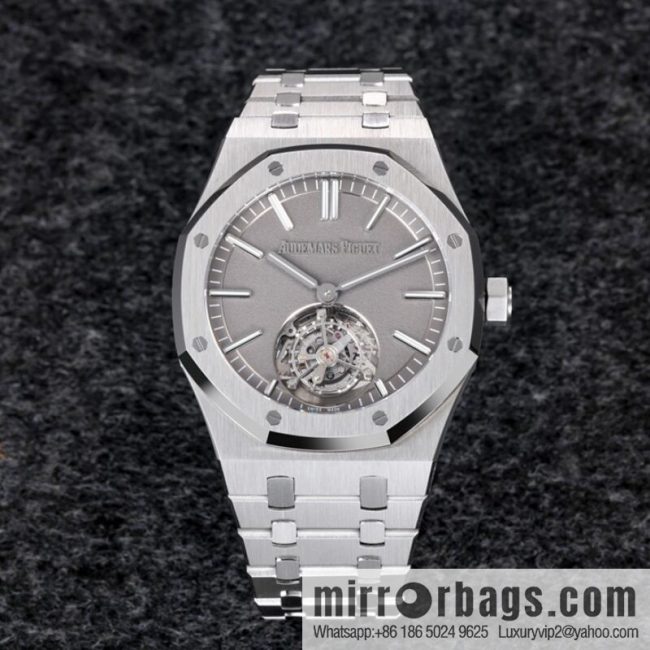 The R8 factory recently released the new 2022 Audemars Piguet Royal Oak \"Self-winding Tourbillon Watch\" model: 26530ST. OO.1220ST.01 - Image 5