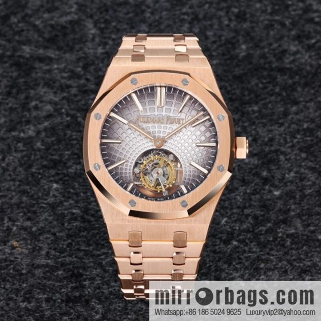 The R8 factory recently released the new 2022 Audemars Piguet Royal Oak \"Self-winding Tourbillon Watch\" model: 26530ST. OO.1220ST.01 - Image 3