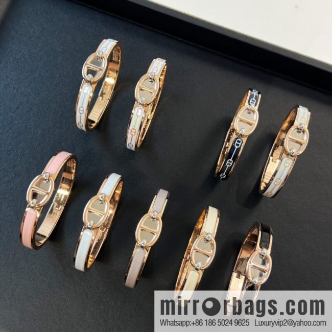 HERMES MINI CLIC CHAINE D\'ANCRE BRACELET Pig Nose Bracelet Bracelet