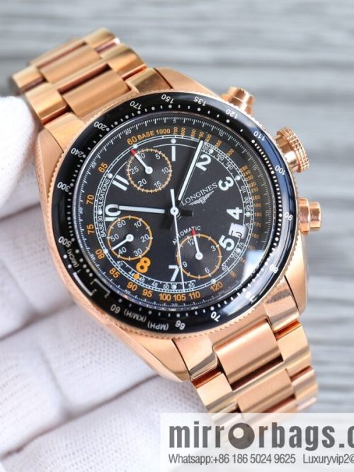 Longines LONGINES 🎮 AF1 classic replica series men\'s watch sports series L3.636.4.60 1⃣ movement adopts 7750 automatic chronograph mechanical movement