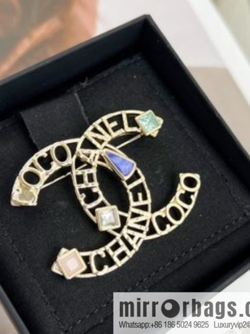 New ☑️ Chanel Chanel Double C Diamond Brooch