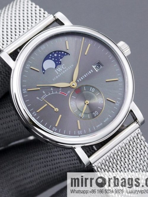 IWC kinetic energy moon phase expert\'s new Portofino series IW516409 transparent watch