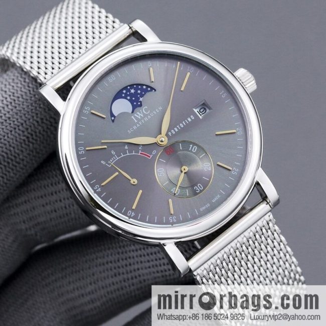 IWC kinetic energy moon phase expert\'s new Portofino series IW516409 transparent watch