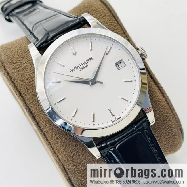 Patek Philippe Classic Watch Series - 5296-001. Platinum V4 Upgraded 324 Movement Watch