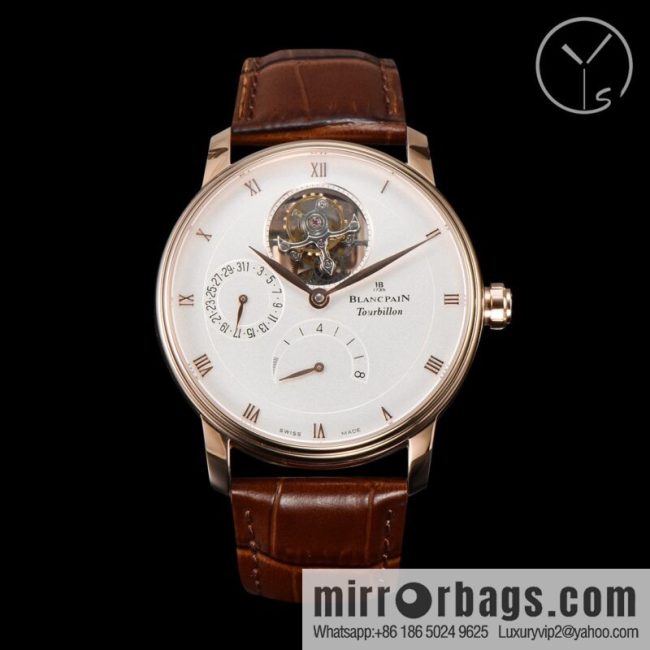 YS Yongshi Blancpain V3 Upgraded Classic Series 6025-1542-55 🎮 True Tourbillon Men\'s Watch - Image 4