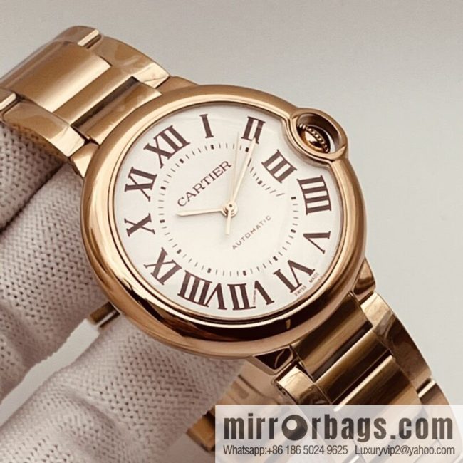 The latest exclusive Cartier Blue balloon 33mm and 36mm official website synchronization - Image 3