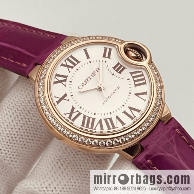 The latest exclusive Cartier Blue balloon 33mm and 36mm official website synchronization - Image 4