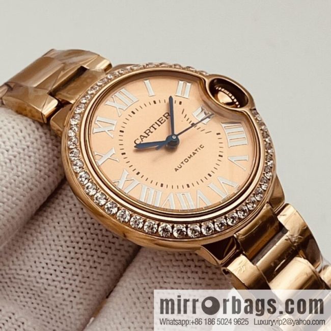 The latest exclusive Cartier Blue balloon 33mm and 36mm official website synchronization - Image 5