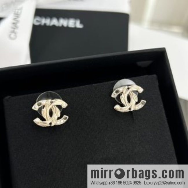 New ☑️ CHANEL Chanel double c stud earrings - Image 2