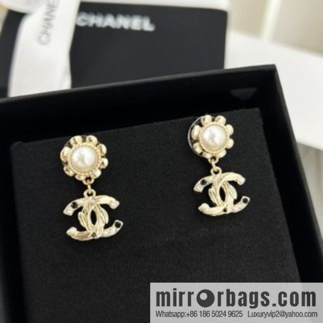New ☑️ CHANEL Chanel double c stud earrings - Image 3