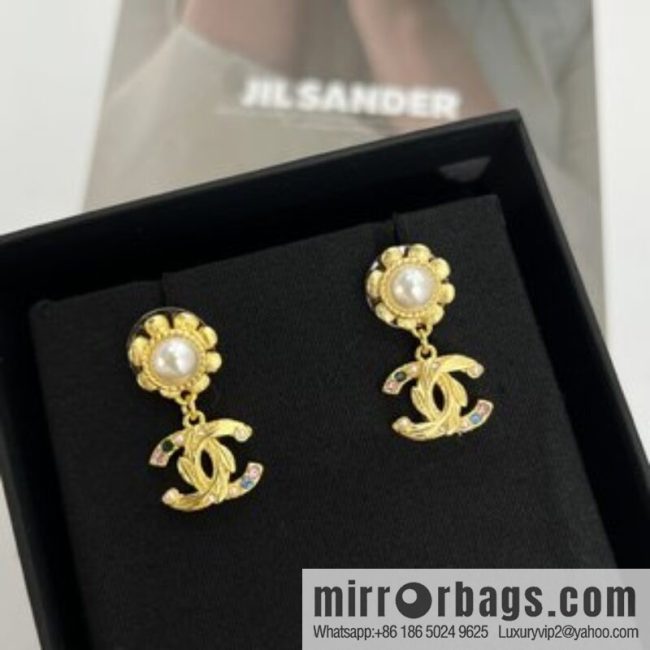 New ☑️ CHANEL Chanel double c stud earrings - Image 2