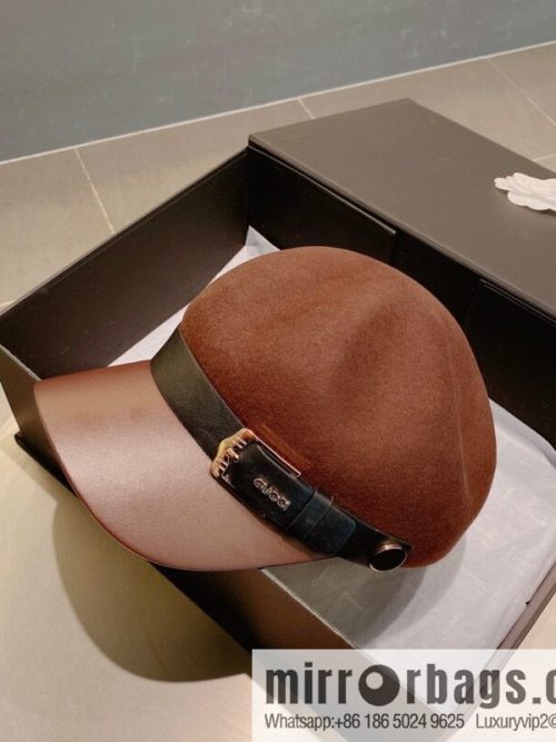 GUCCI Gucci 2022 autumn and winter new woolen star cap