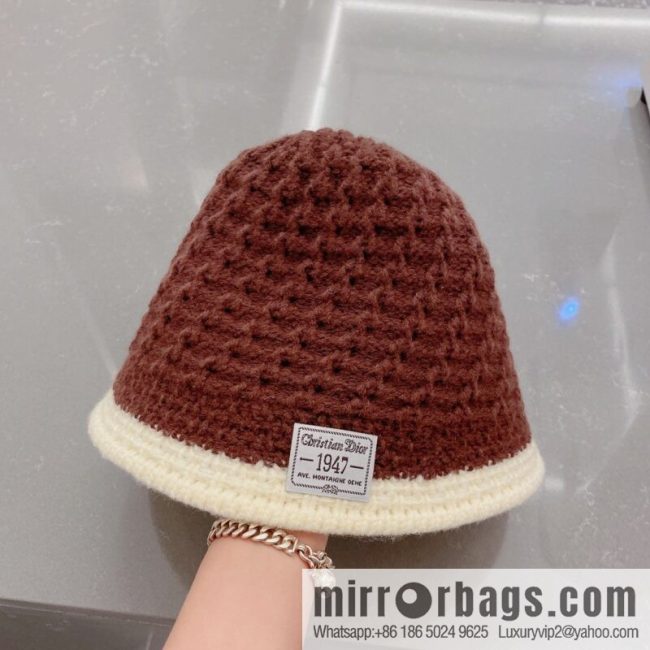 Dior 2022 autumn and winter new wool bucket hat