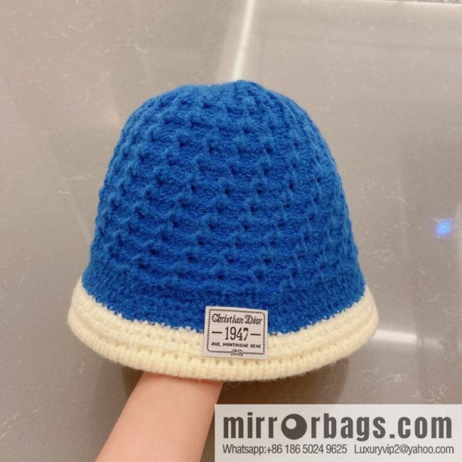 Dior 2022 autumn and winter new wool bucket hat