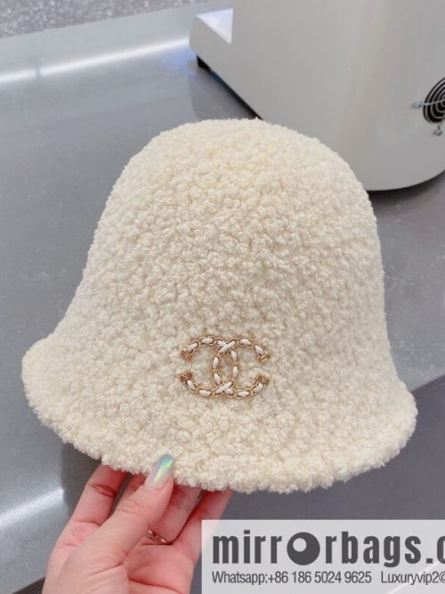 Chanel lamb bucket hat