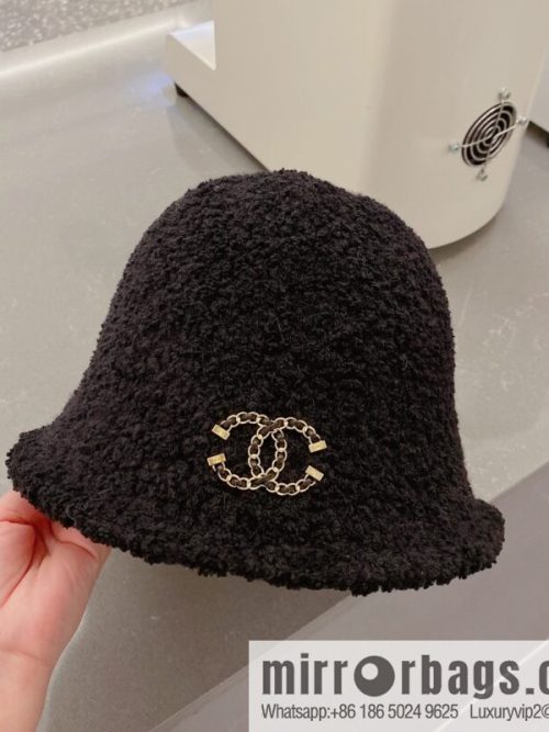 Chanel lamb bucket hat