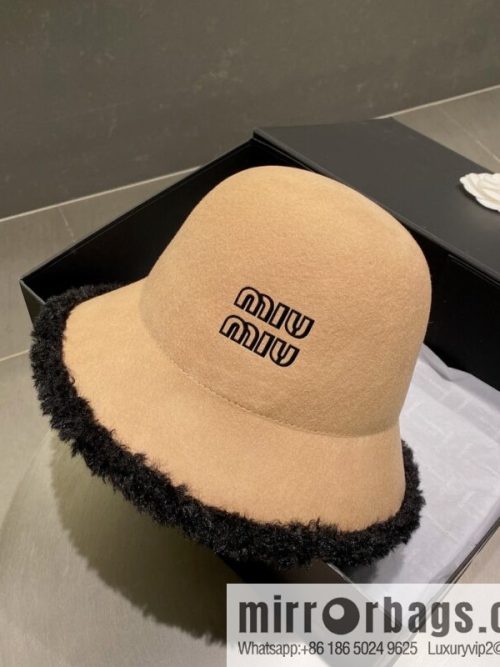 Miao Miao miumiu 2022 autumn and winter new wool top hat