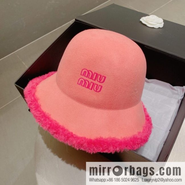 Miao Miao miumiu 2022 autumn and winter new wool top hat