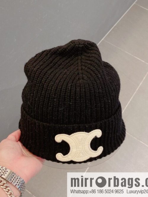 Celine 2022 autumn and winter new knitted wool hat
