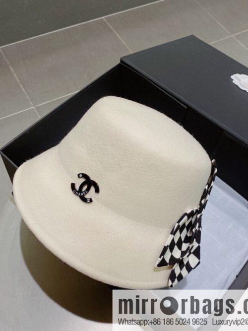 Chanel 2022 autumn and winter new wool basin hat