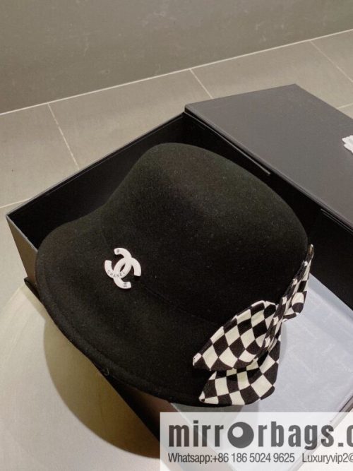 Chanel 2022 autumn and winter new wool basin hat