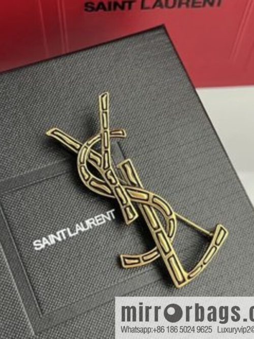 Saint Laurent YSL brooch
