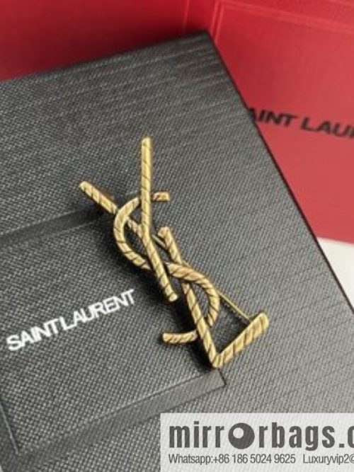 Saint Laurent YSL brooch