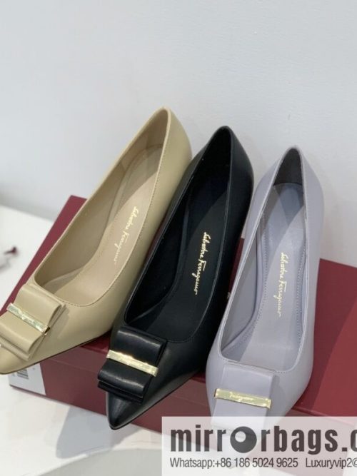 Salvatore Ferragamo ✔️ New! Ferragamo Double Bow Point High Heels Shoes