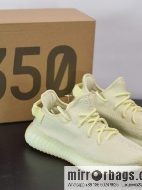 Yeezy Boost 350V2 cream yellow, coconut sports running shoes, item number: F36980