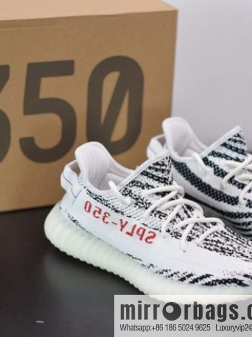Yeezy Boost 350V2 white zebra coconut sports shoes, item number: CP9654