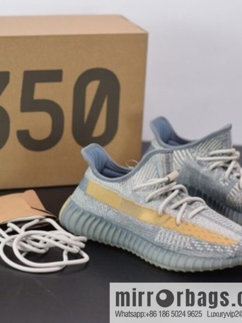 Yeezy Boost 350V2 gray blue, Smurf lsrafil coconut sports running shoes, official item number: FZ5421