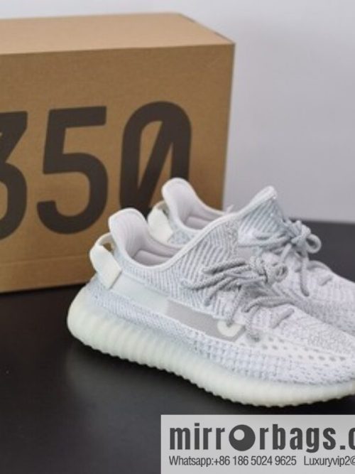 Yeezy Boost 350V2 white gypsy STATIC coconut sports running shoes, official item number: EF2367
