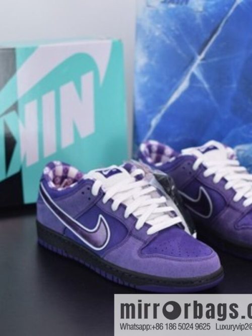 Top pure original SB dunk purple lobster Unisex sneakers of the same style