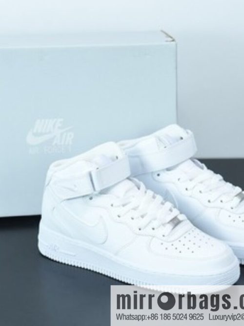 NK Air Force 1 Air Force One Pure White High Top Classic Versatile Leisure Sports Shoes Item No.: 315123-111