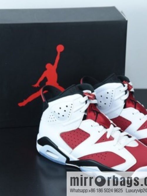 Air Jordan 6 AJ6 2021 re-engraved, high-top basketball shoes, rouge white and red, item number CT8529-106