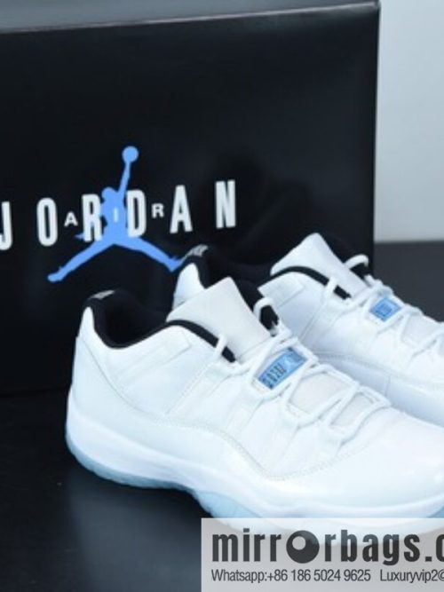 Air Jordan 11 Retro Low \"Legend Blue\" AJ11 Joe 11 Legend Blue, low-top men\'s cultural basketball shoes AV2187-117