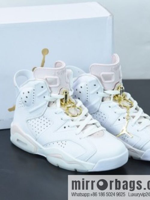 AJ6 WMNS \"Gold Hoops\" high-top basketball shoes, item number, DH9696-100