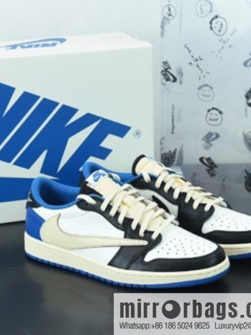 T02C6 pure original Air Jordan 1 AJ1 Low Jordan 1st generation AJ1 low top, barb, basketball shoes/Hiroshi Fujiwara, barb, item number: DM7866 140