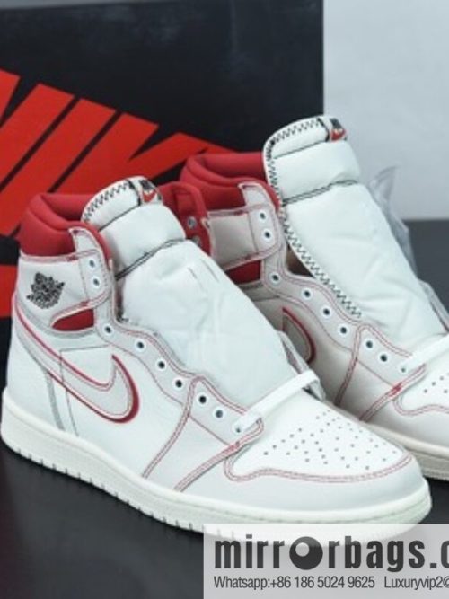 Air Jordan 1 Retro Phantom Gym Red OG AJ1 Bugs Bunny, High Top Culture Basketball Shoes 555088-160