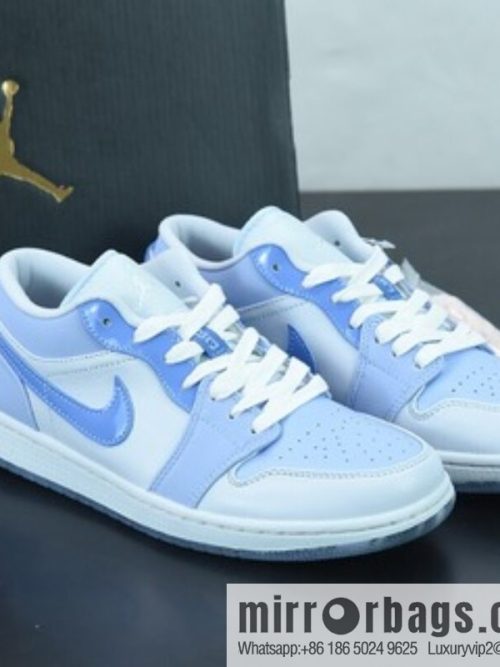 Air Jordan 1 Low Mighty Swooshers AJ1 low-top, haze blue, anime, item number: DM5442-040