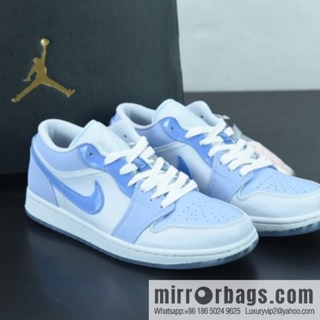 Air Jordan 1 Low Mighty Swooshers AJ1 low-top, haze blue, anime, item number: DM5442-040