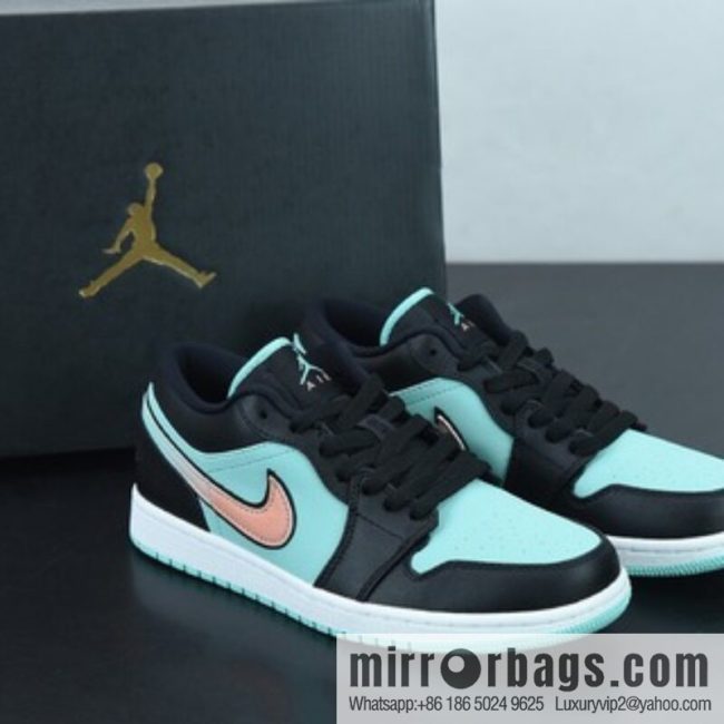 Air Jordan 1 Low black Tiffany & Co. AJ1 Joe 1 low-top casual board shoes, item number: CK3022-301