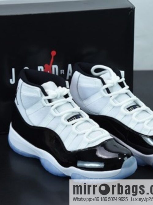Air Jordan 11 \"Concord\" AJ11 Joe 11 Kang Buckle \"No. 45\" Men\'s Basketball Shoes, Item Number: 378037-100