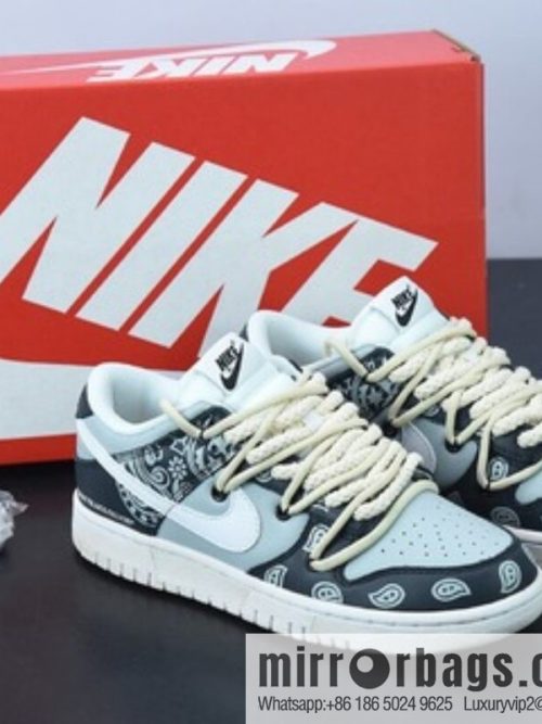 0H3G5 pure original version Nk Dunk Low \"Retro\" Vibe wind old, deconstruction shoelace smoke gray SB low-top sports and leisure board shoes DD1503-109